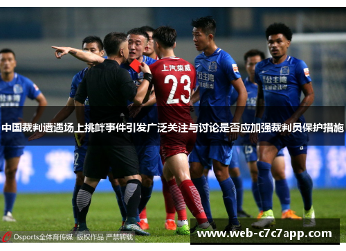 中国裁判遭遇场上挑衅事件引发广泛关注与讨论是否应加强裁判员保护措施